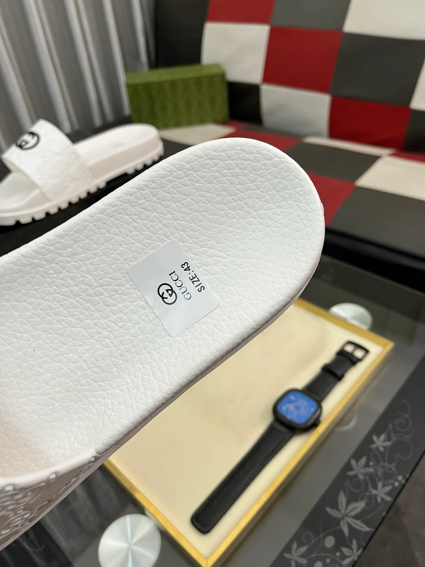 Men's men's shoes💰260⌚️⌚️ＧＵＣＣＩ.Gucci.Official website 1:1 popular slippers hot sale! Original original material 🩴 SIZE: 38-46 (45.46 non-refundable)
